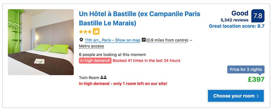 booking