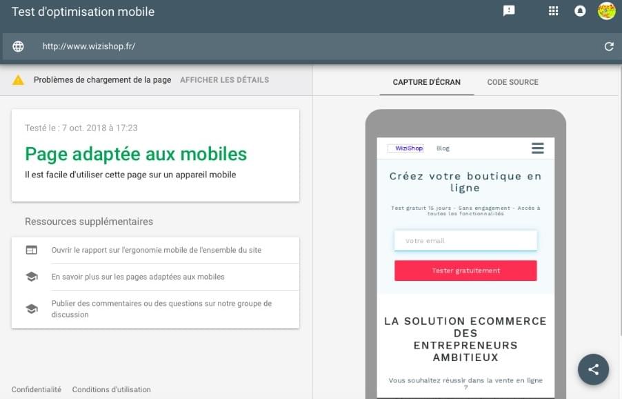 Test-optimisation-mobile
