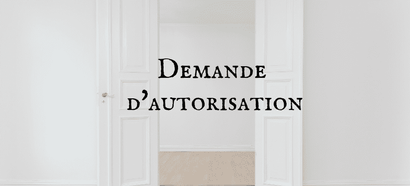 Demande d’autorisation pour l’enregistrement de cookies