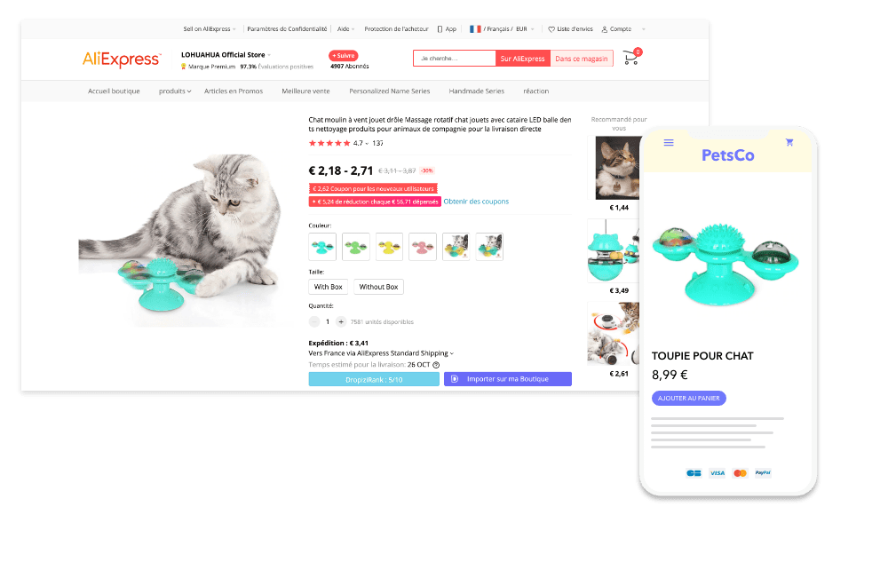 vendre produit animaux dropshipping