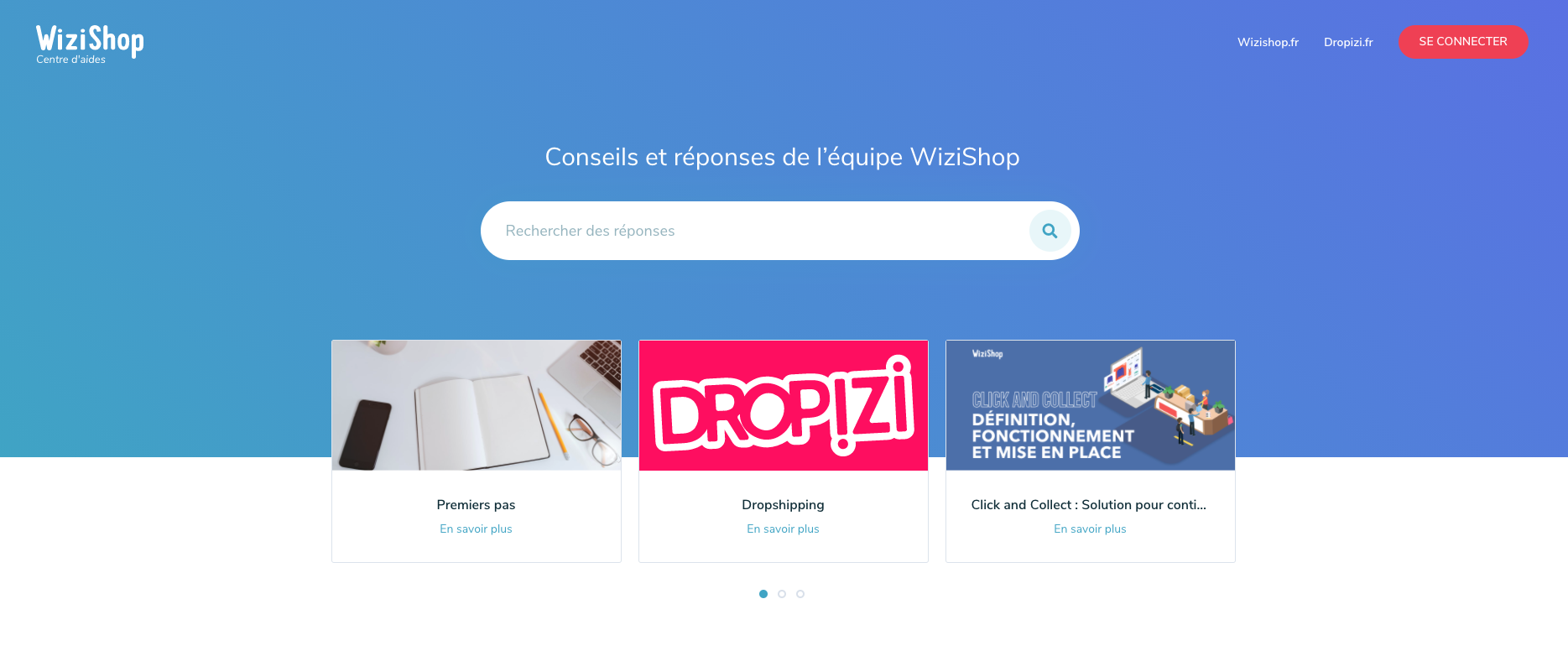 wizishop_centre_d_aide_page_d_accueil