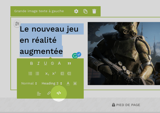 editeur de texte html