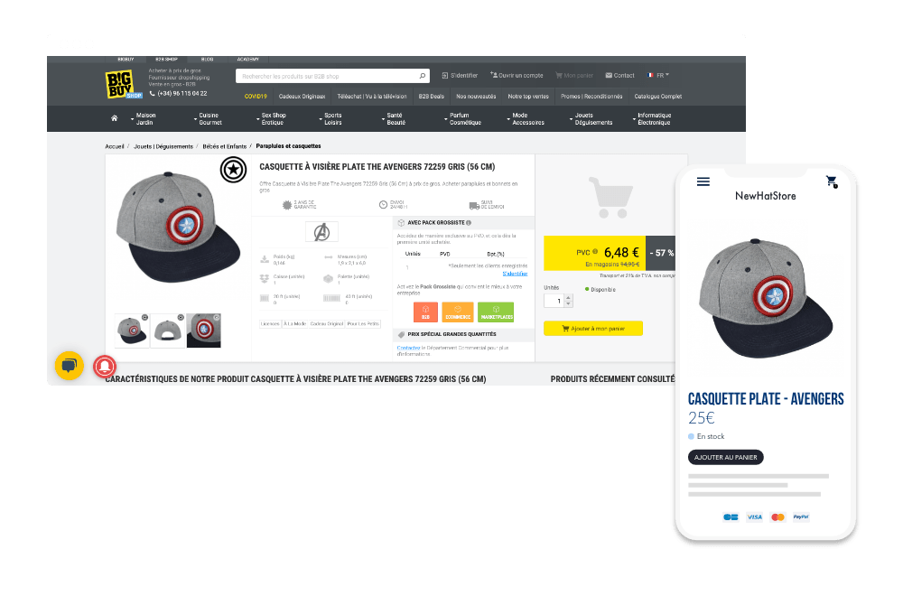 dropshipping chapeaux