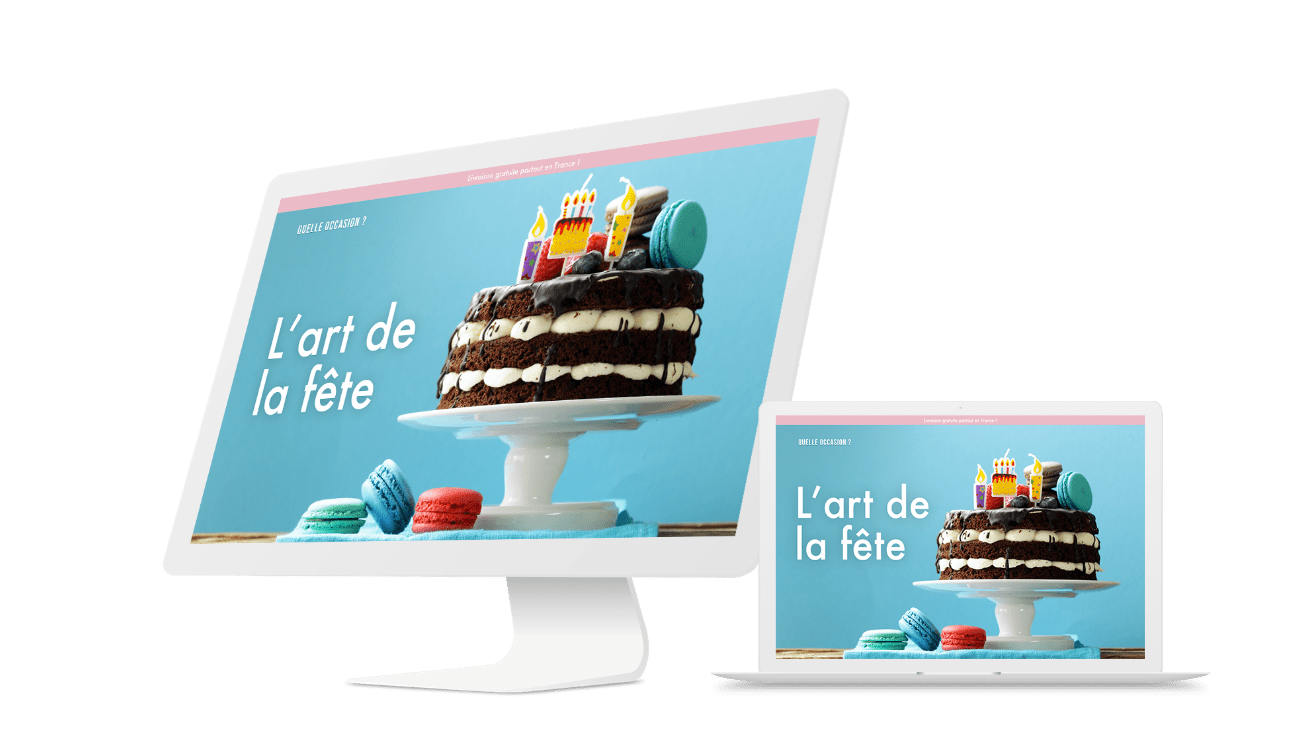 site internet gateau