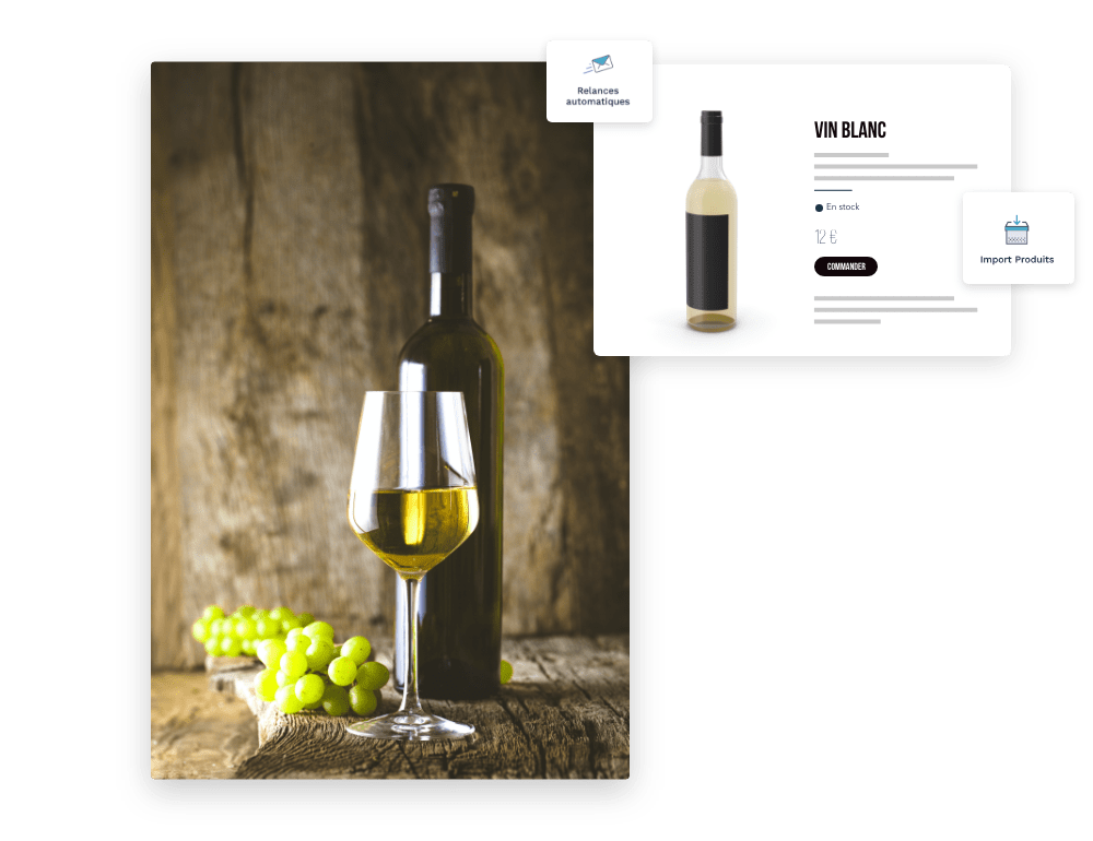 bouteille vin internet