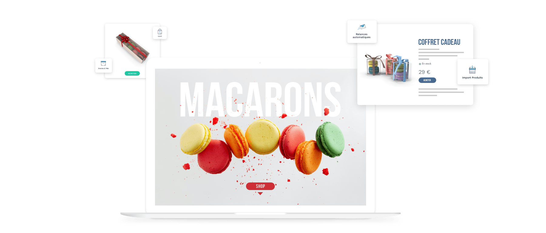 Vendre des Pâtisseries et Gâteaux en ligne | Fait-maison