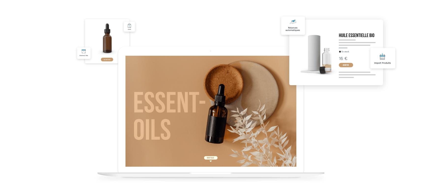 vendre produits huiles essentielles