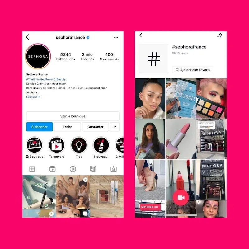 sephora-hashtag