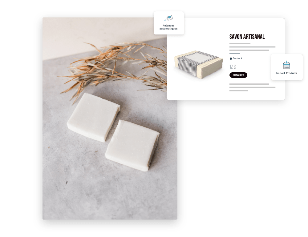 vendre savon internet