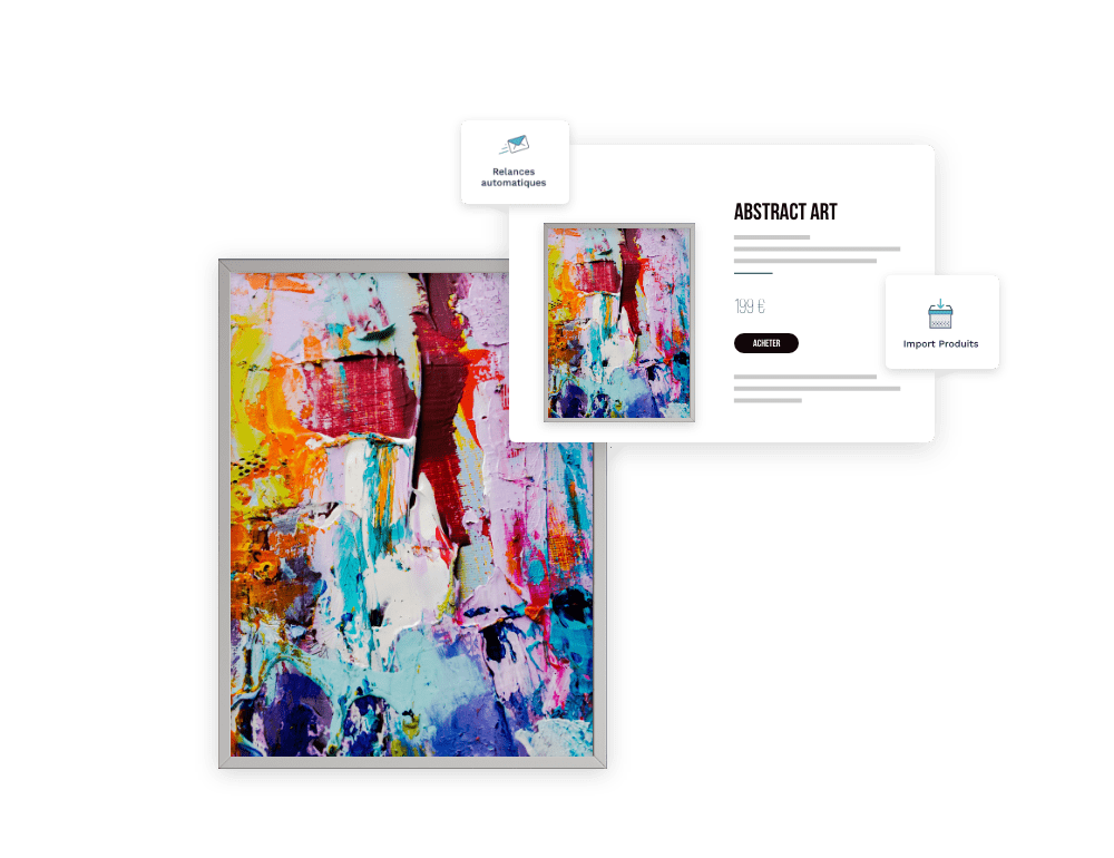 vente oeuvre art tableau internet