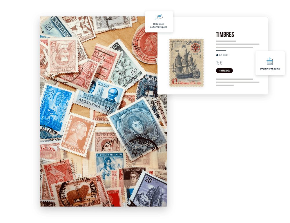 vendre timbres en ligne