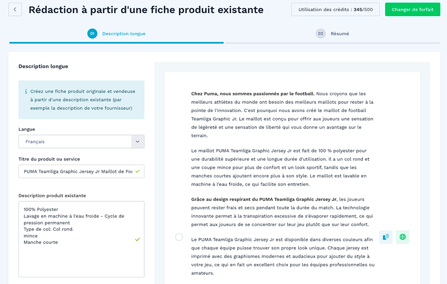 redac produit