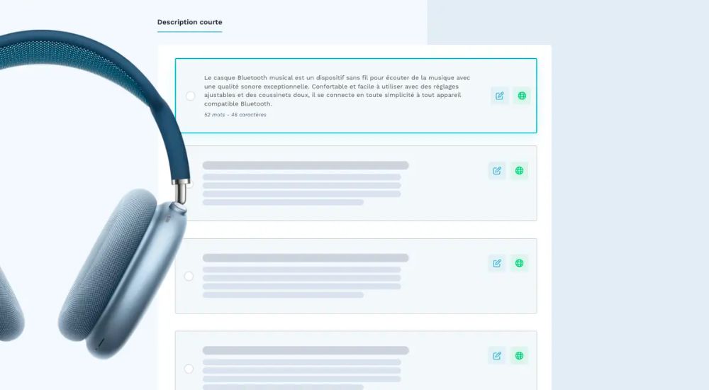 description courte fiche produit ia