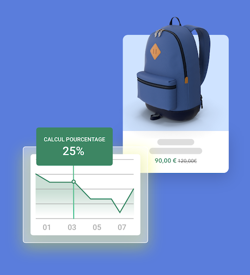 calcul pourcentage
