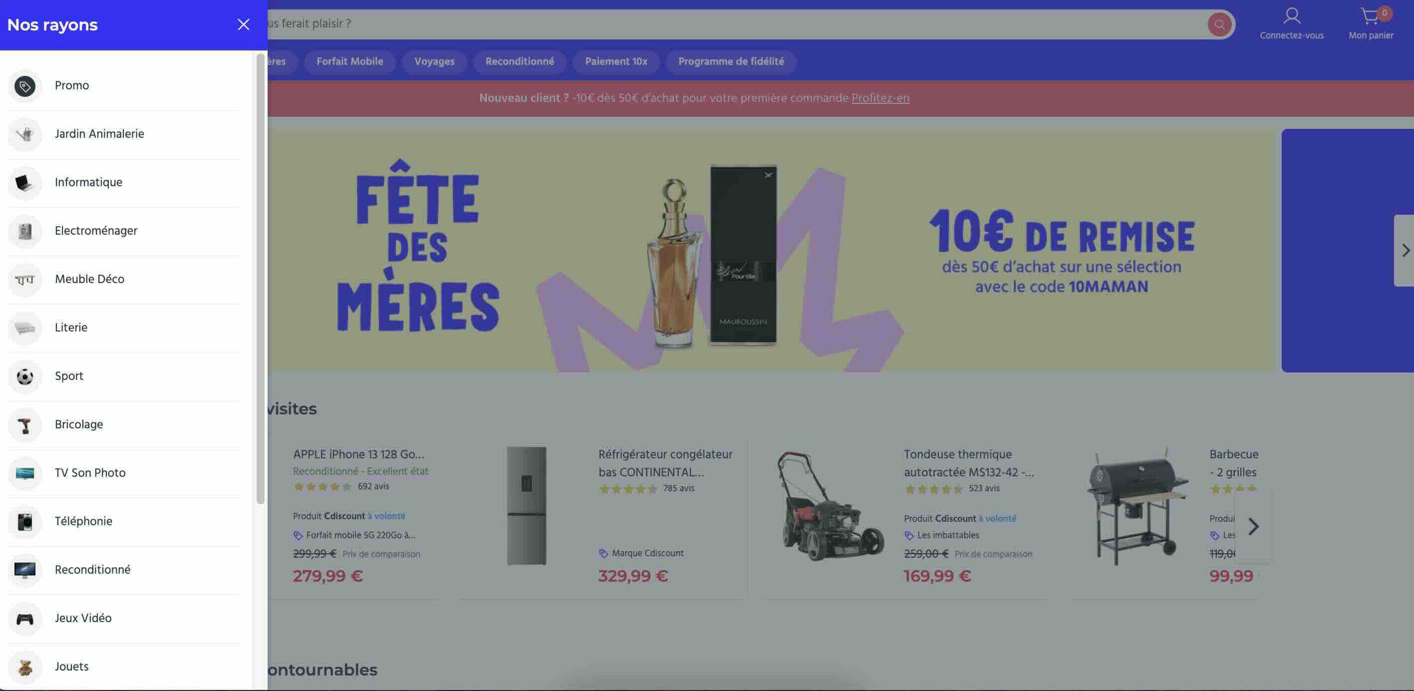 cdiscount-menu