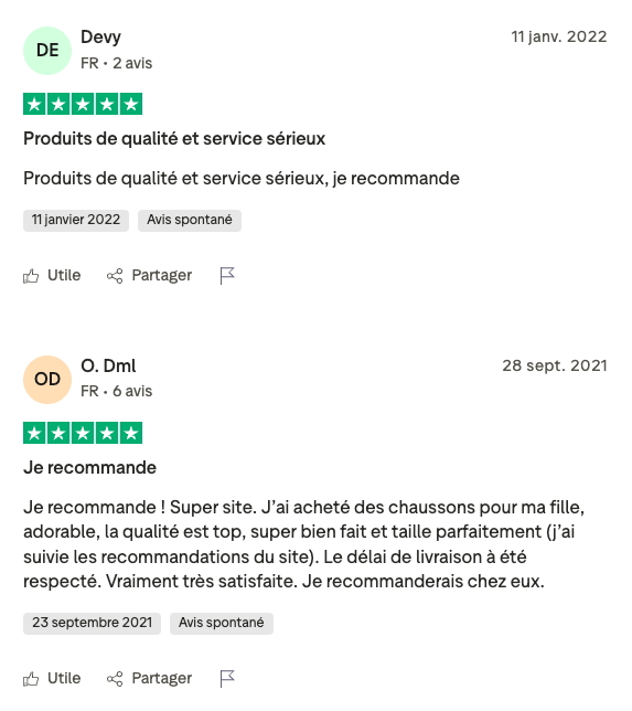 bibalou avis trustpilot