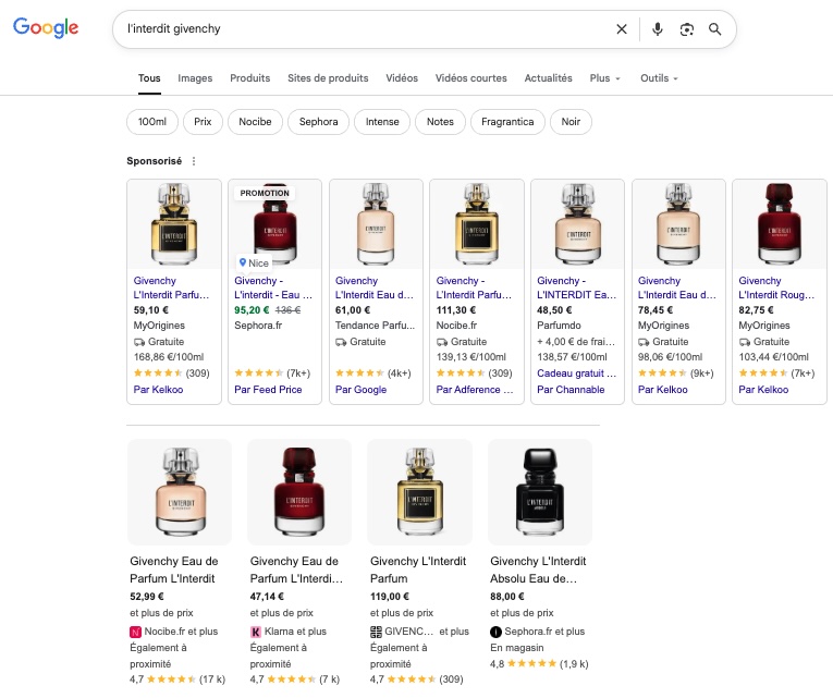 google-produit