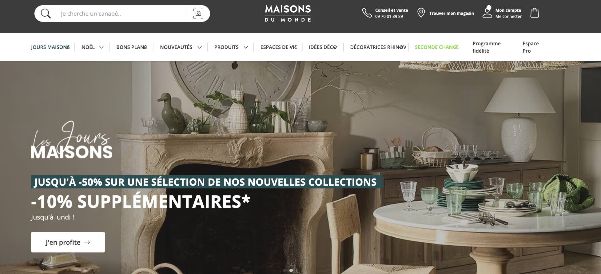 maisons du monde octobre