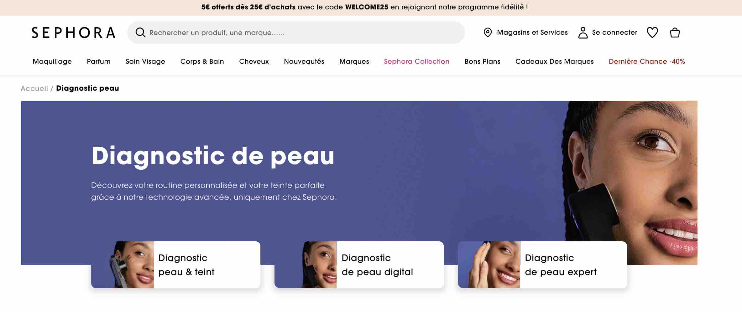 sephora diagnostic