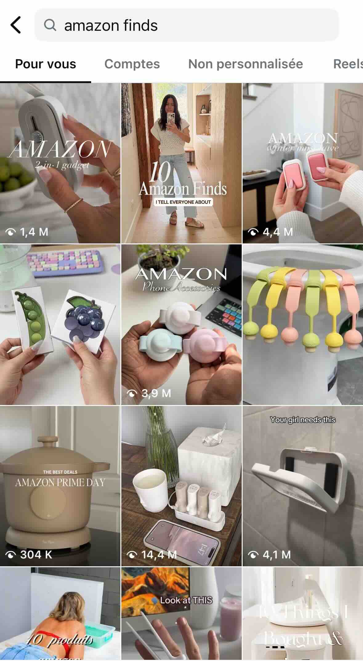 instagram amazon finds
