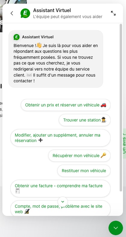 europcar chatbot