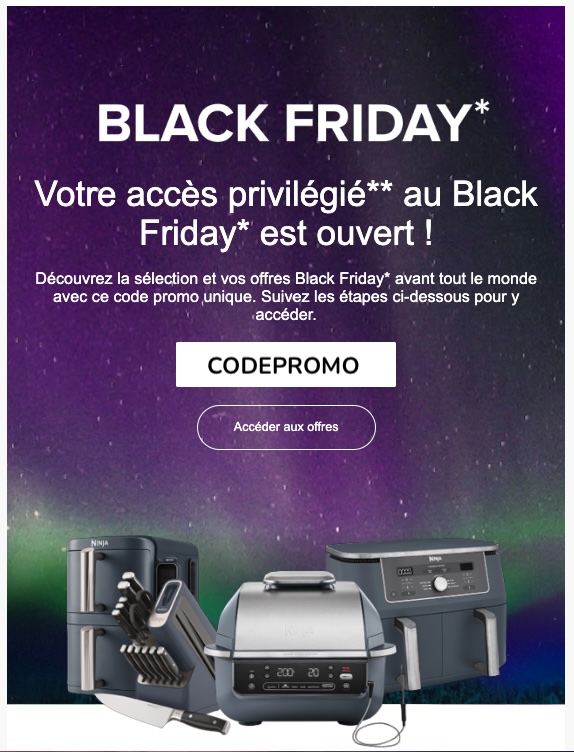acces anticipe black friday