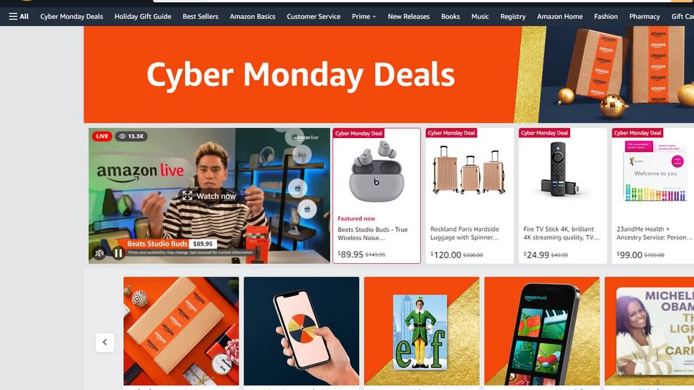 cyber monday deals amazon
