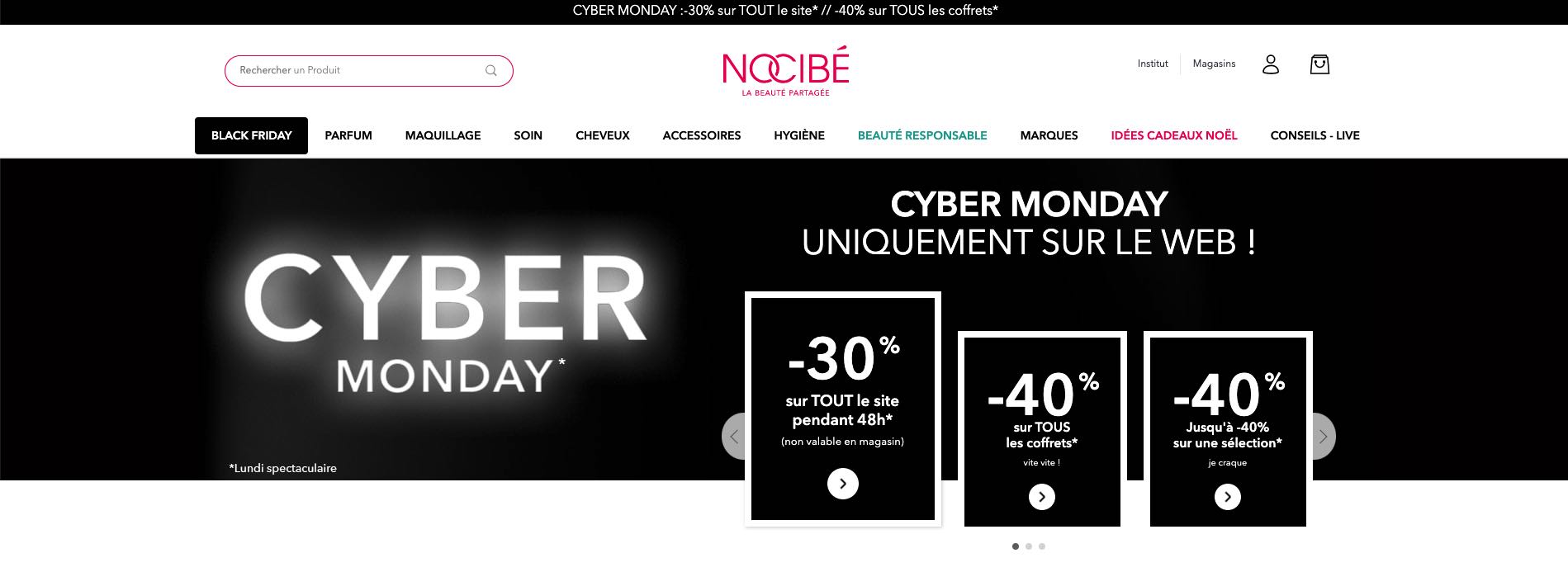 nocibe black friday