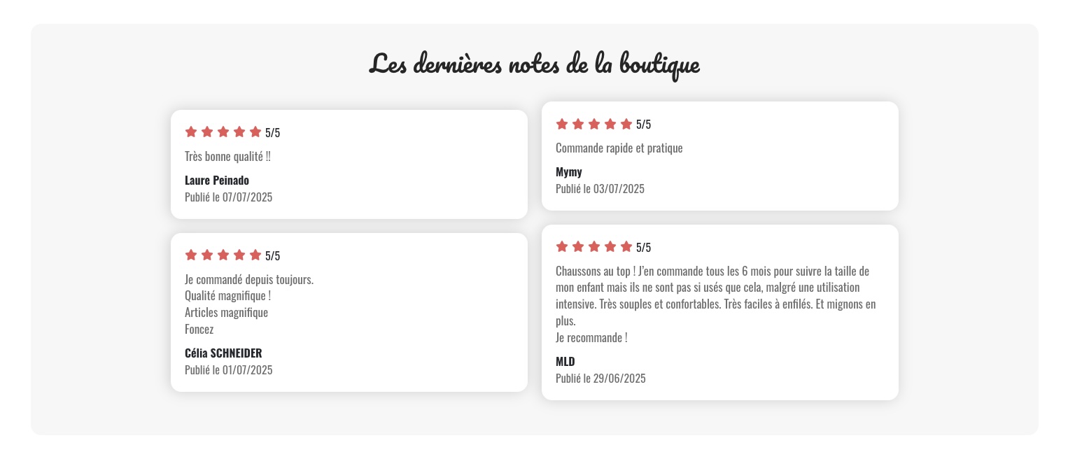 avis boutique bibalou