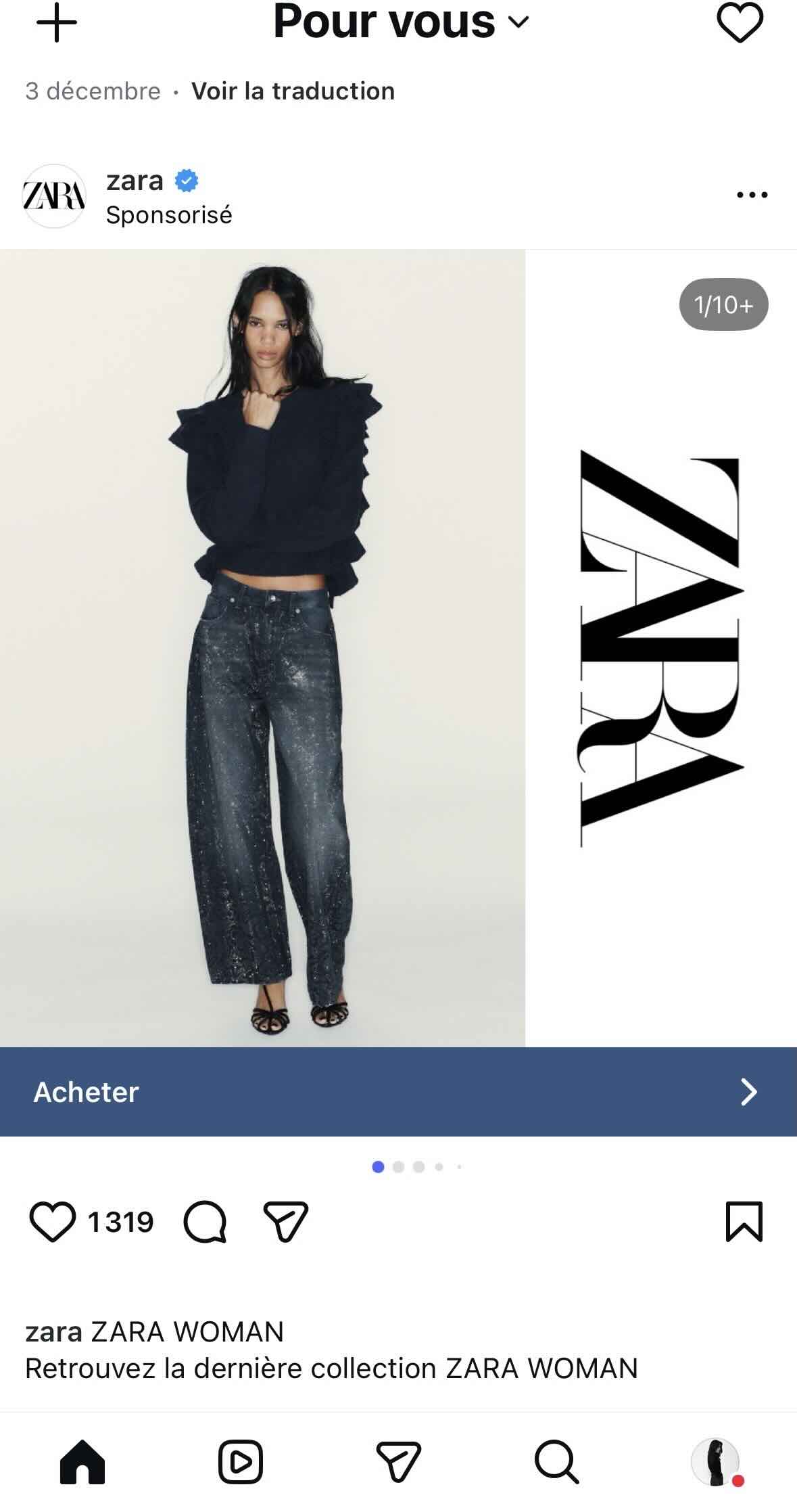 zara instagram