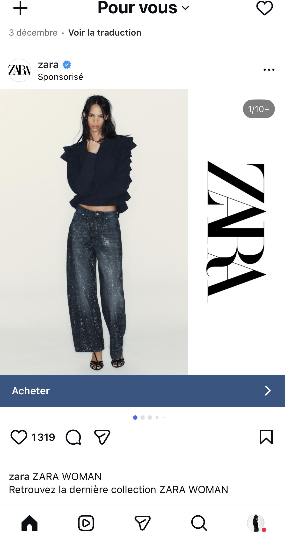 zara instagram