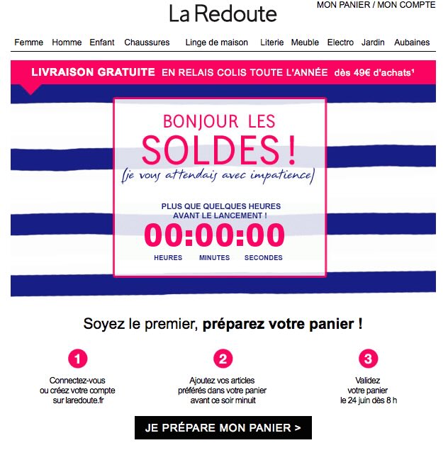 soldes laredoute