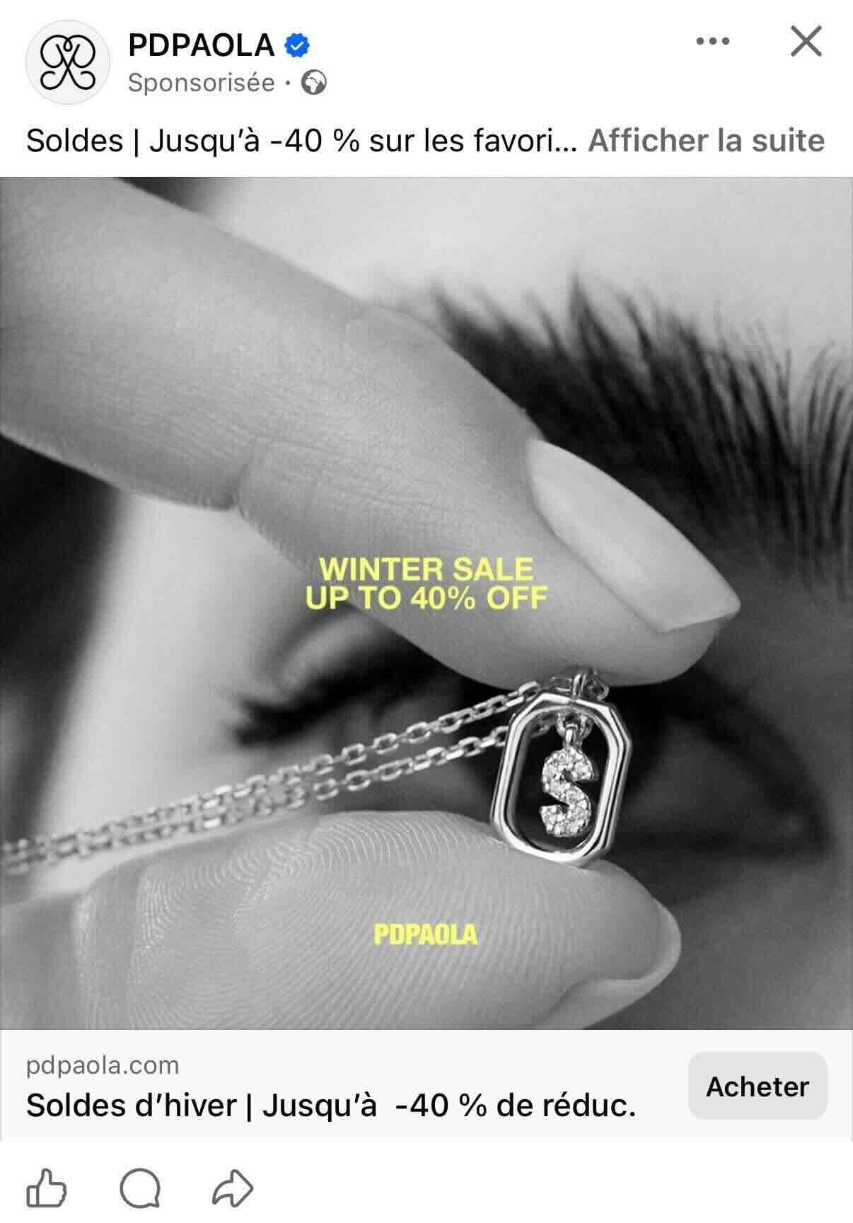 soldes facebook dpd paola