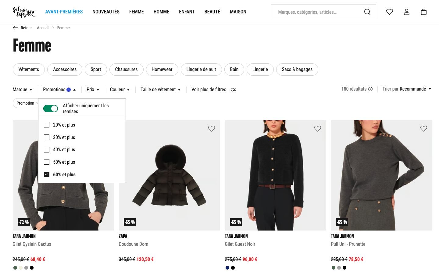 galeries lafayette soldes