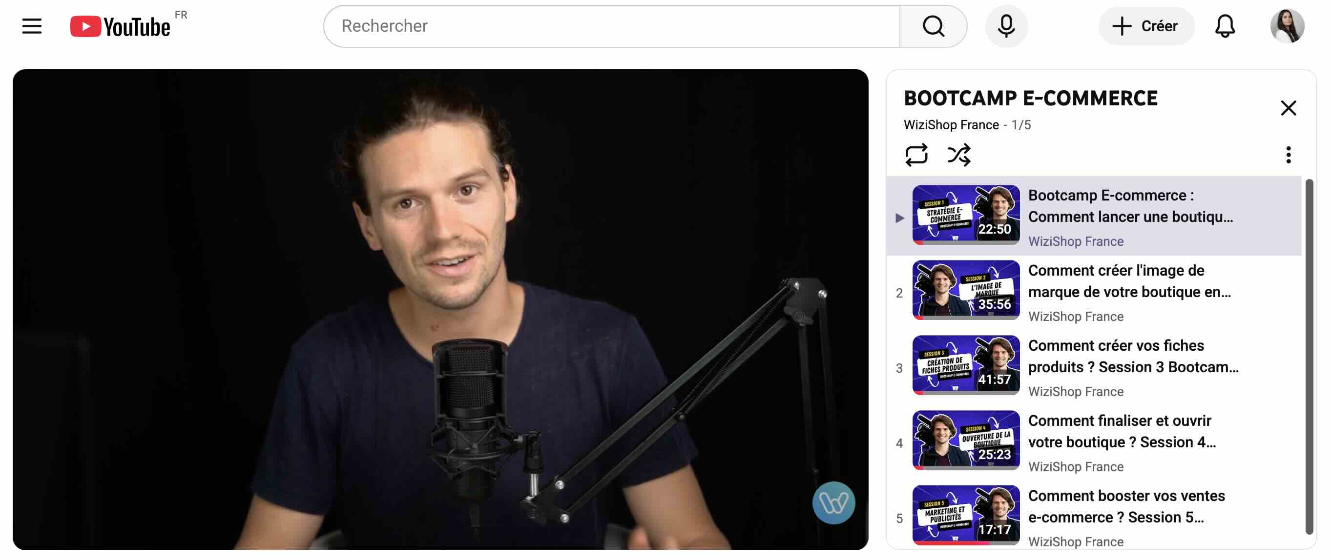 bootcamp wizishop youtube