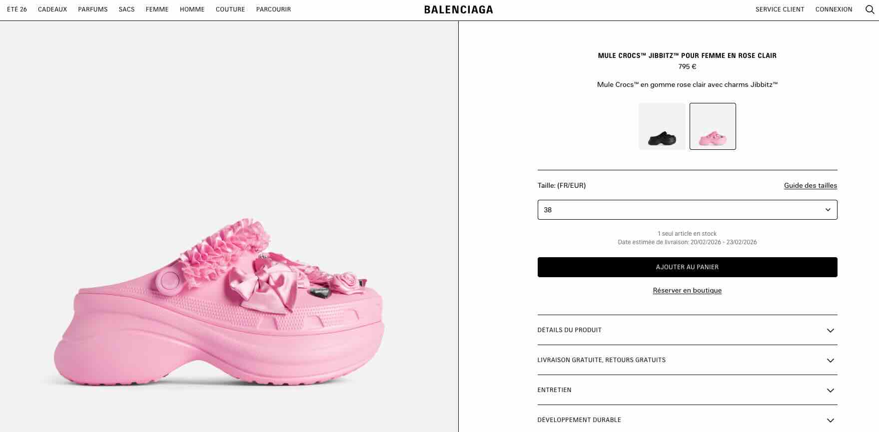 crocs balenciaga
