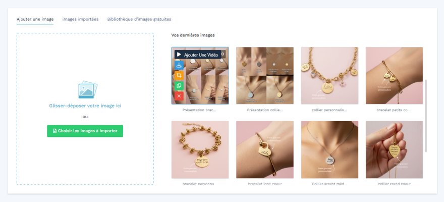 video ficheproduit admin