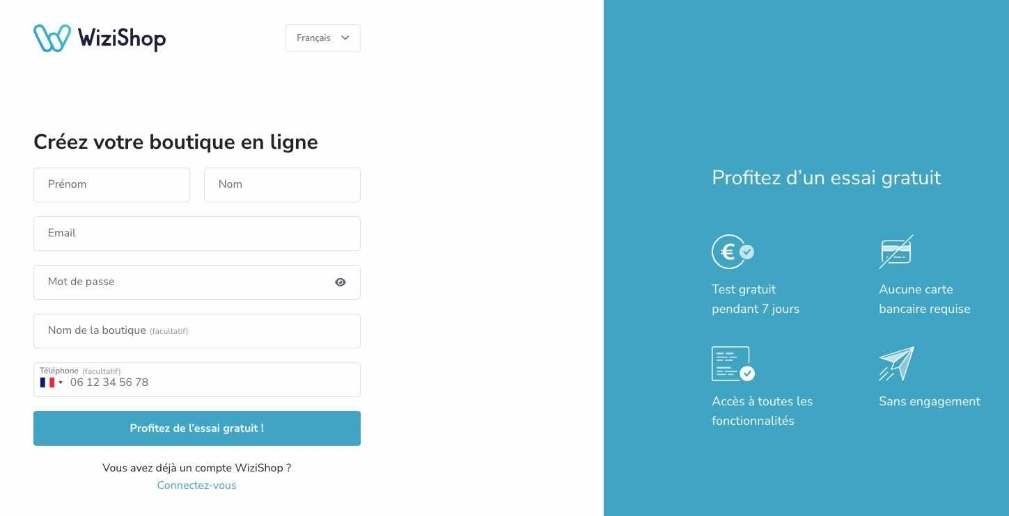 inscription wizishop