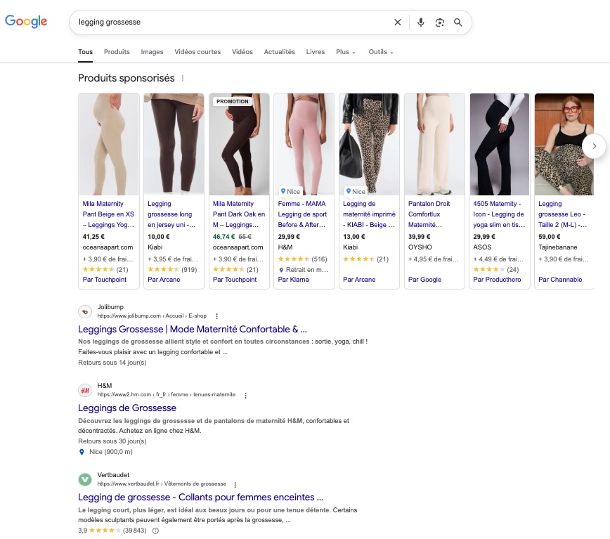 serp legging grossesse