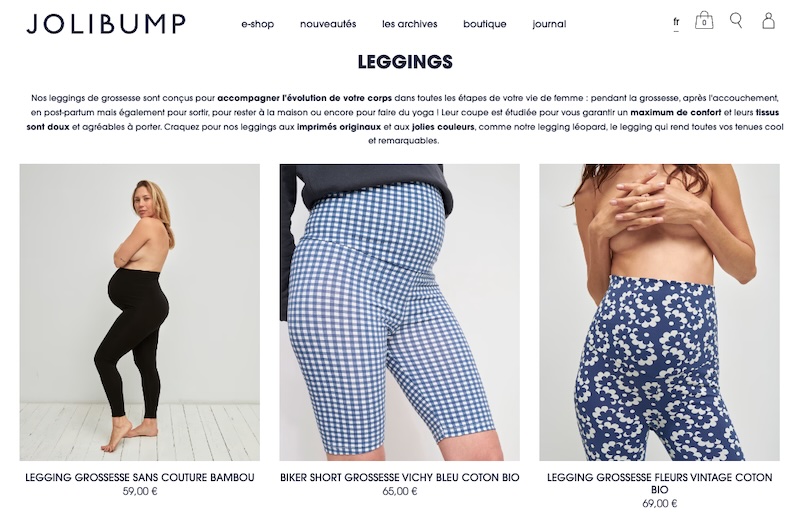 jolibump legging grossesse