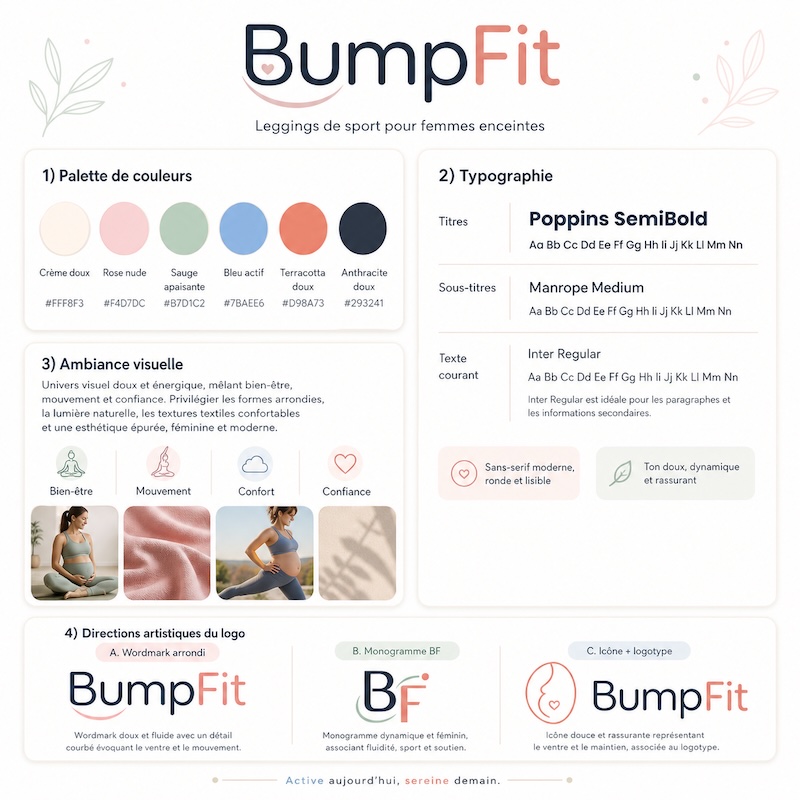 charte graphique logo bumpfit chatgpt