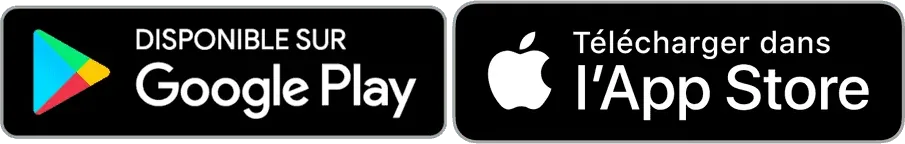 Application disponible sur Google Play et sur l’App Store