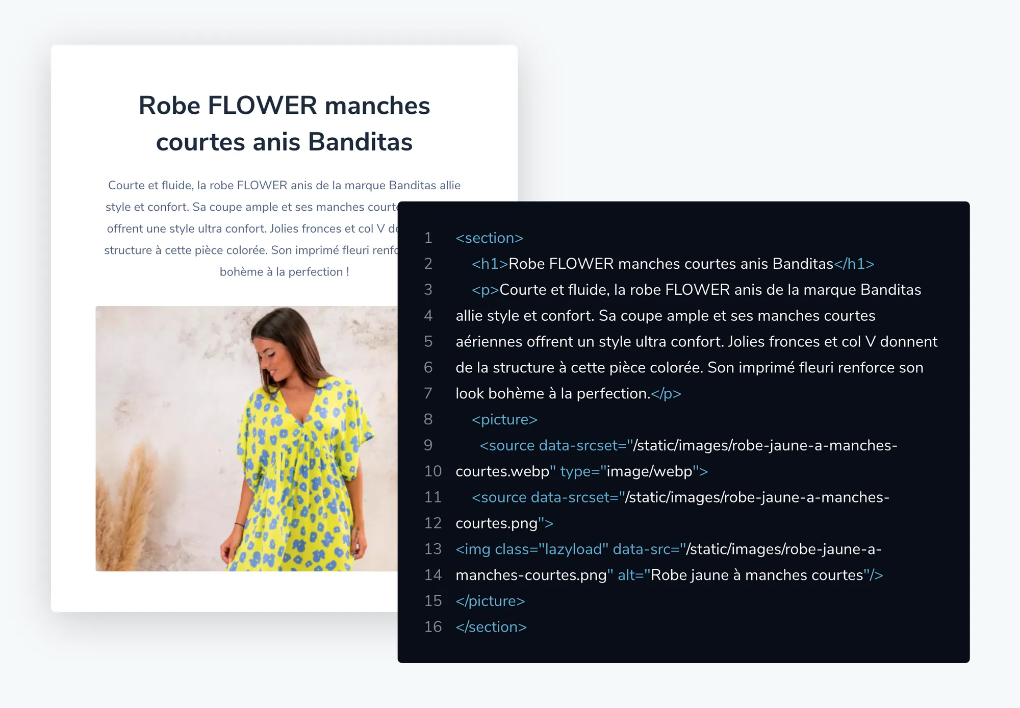 Code propre et léger dans l’administration WiziShop