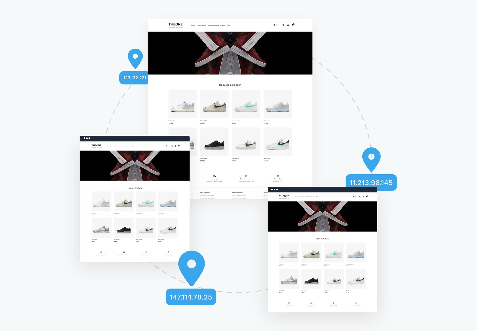 Emplacement IP dans l’administration WiziShop