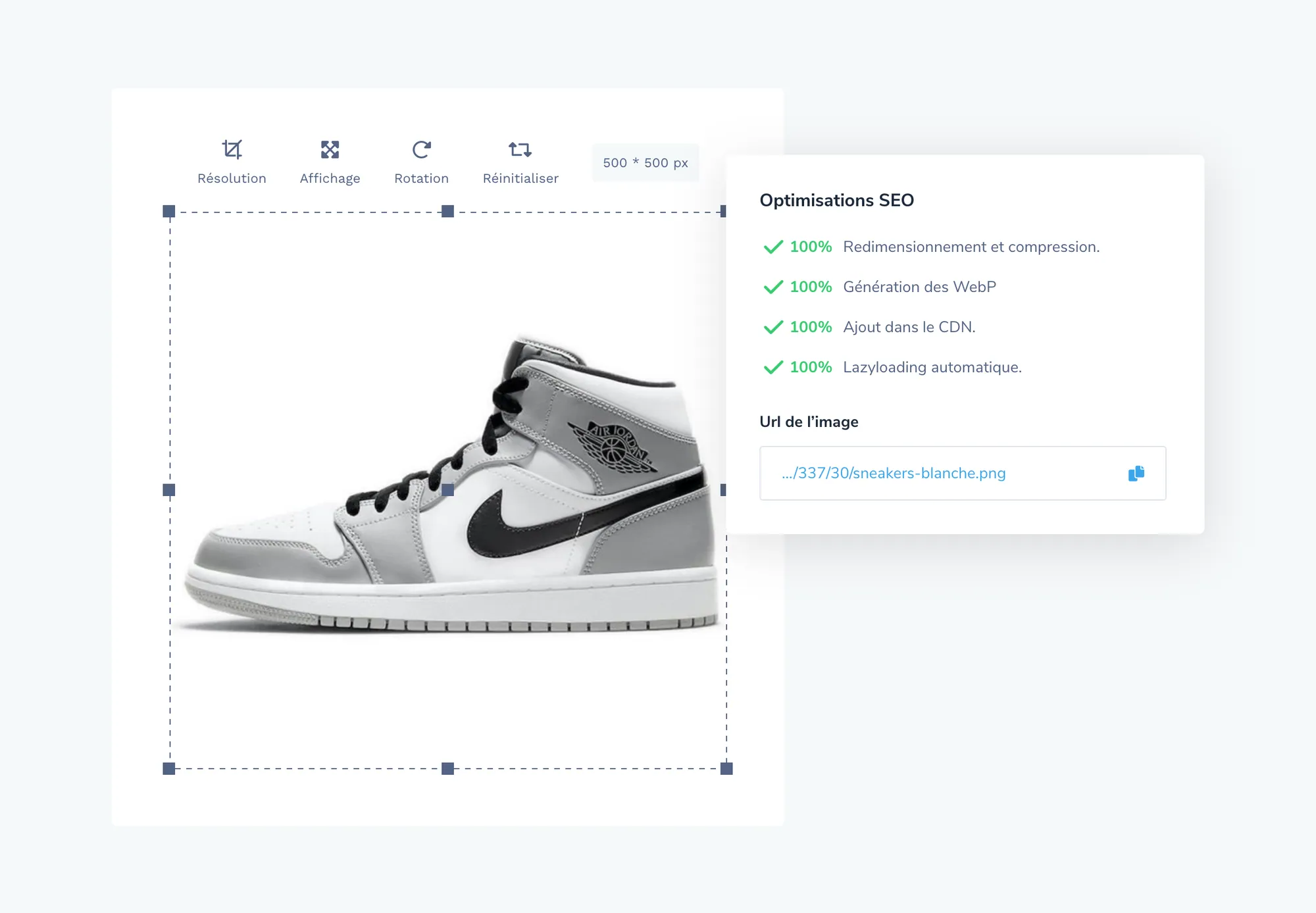 Image WebP dans l’administration WiziShop