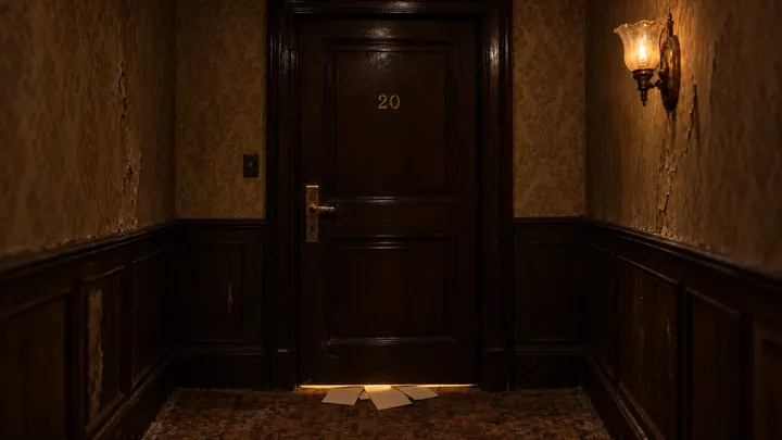 La porte de la chambre 20
