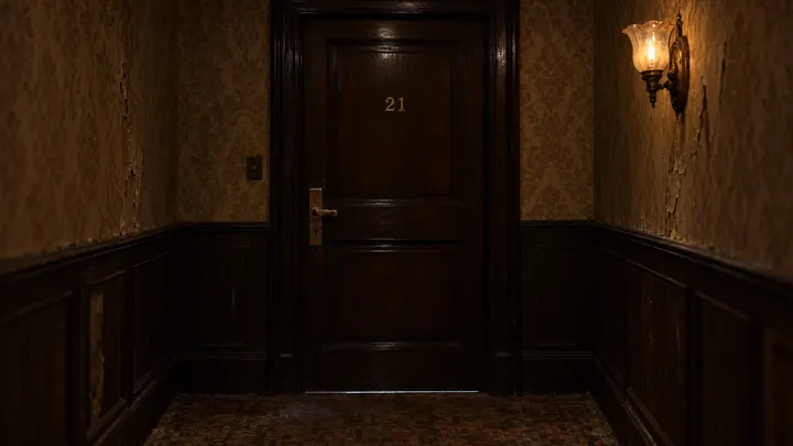 La porte de la chambre 21
