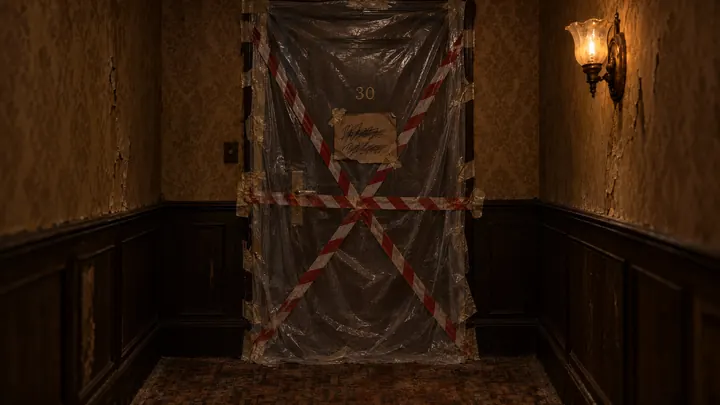 La porte de la chambre 30